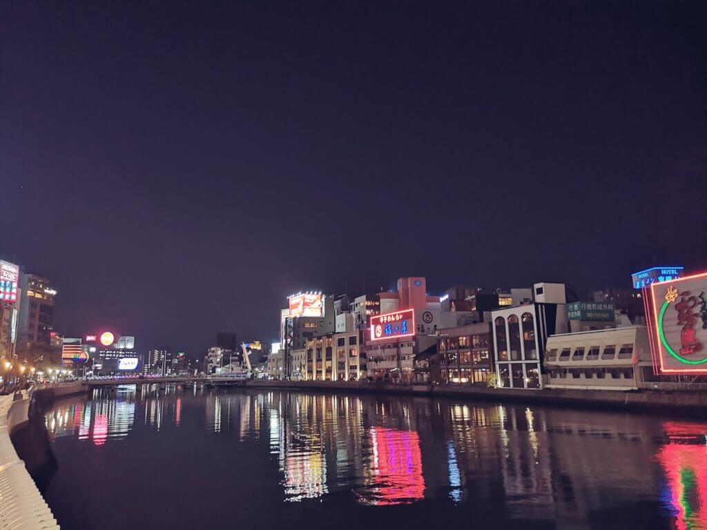 博多中州周辺の夜景