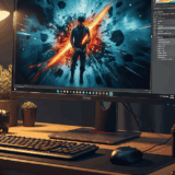 【4年使用レビュー】BenQ GW2780T完全ガイド｜縦回転で作業効率30%向上の真実