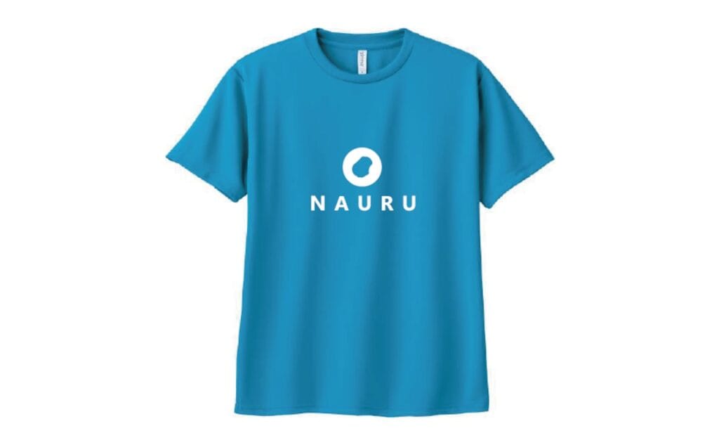 ナウル屋 - ナウル島Tシャツ ナウルの青空(ターコイズ)