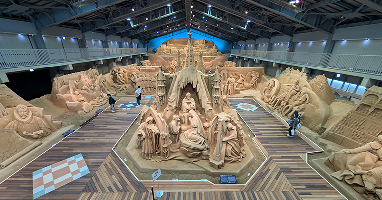 砂の美術館スペイン編を初日に訪問｜砂像で巡る情熱の国