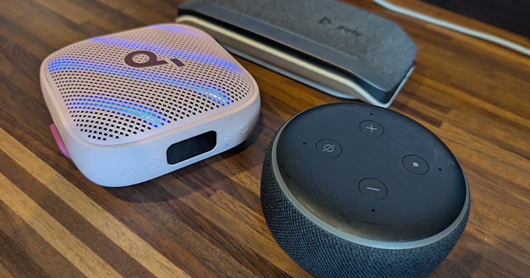 Echo DotとSoundcore Boom Go 3iのサイズ比較